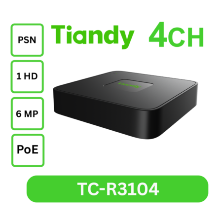 Tiandy TC-R3104 4CH NVR